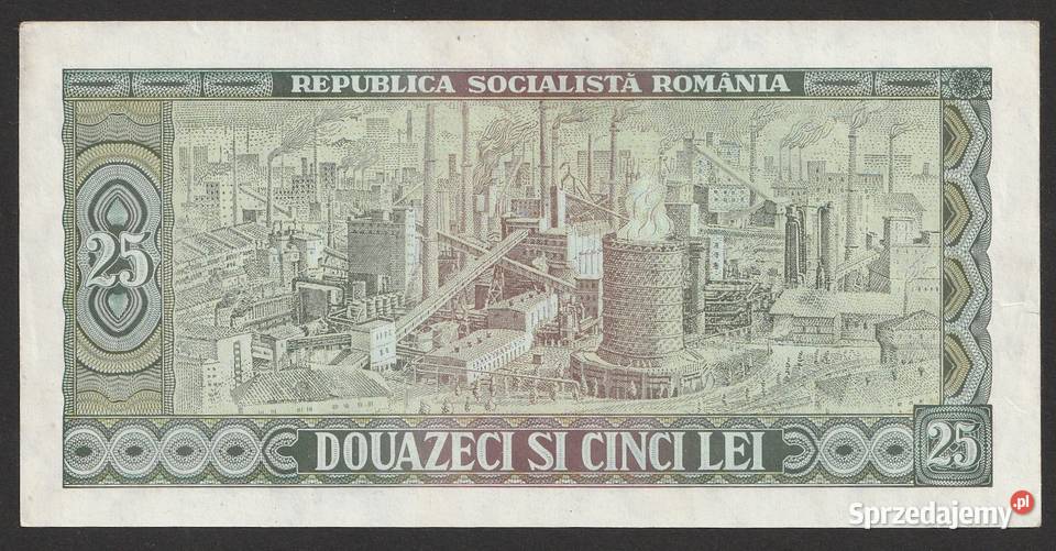 Rumunia 25 lei 1966 Tudor Vladimirescu C00 Łódź