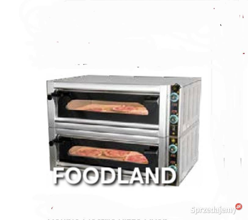 Elektryczny piec do pizzy podwójny 12x30 123