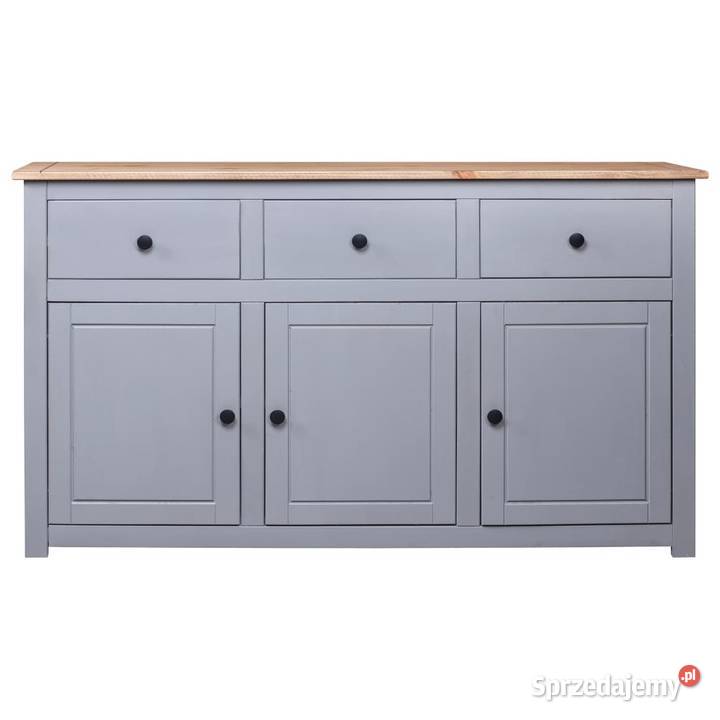 vidaXL Szafka szara 135x40x80 mazowieckie Warszawa