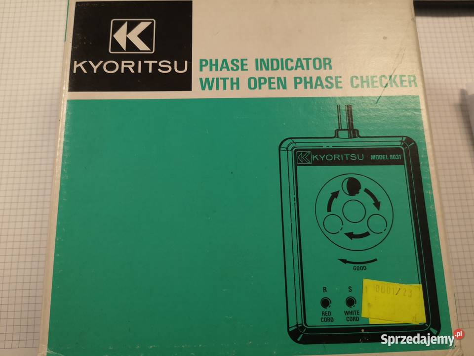 Kyoritsu KEW 8031 Tester kolejności faz Warszawa sprzedam