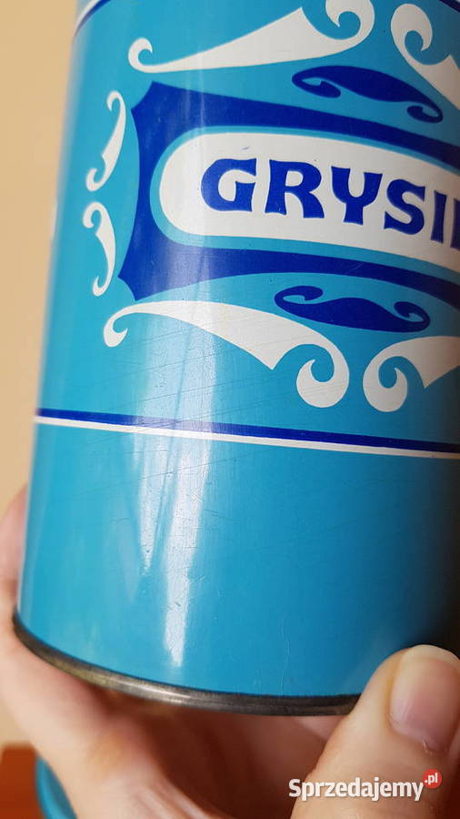 Stare metalowe puszki pojemniki na produkty Dąbrowa Górnicza sprzedam