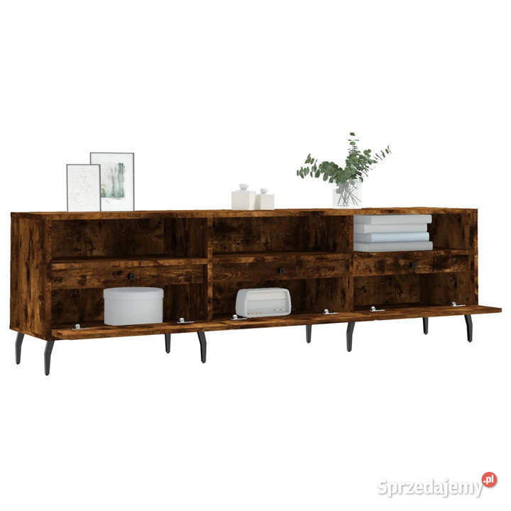 Szafka pod TV przydymiony dąb 150x30x445 mazowieckie Warszawa sprzedam