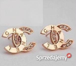 CHANEL KOLCZYKI 18k dust bag pudełko dostępne na pozłacane małopolskie Nowy Sącz