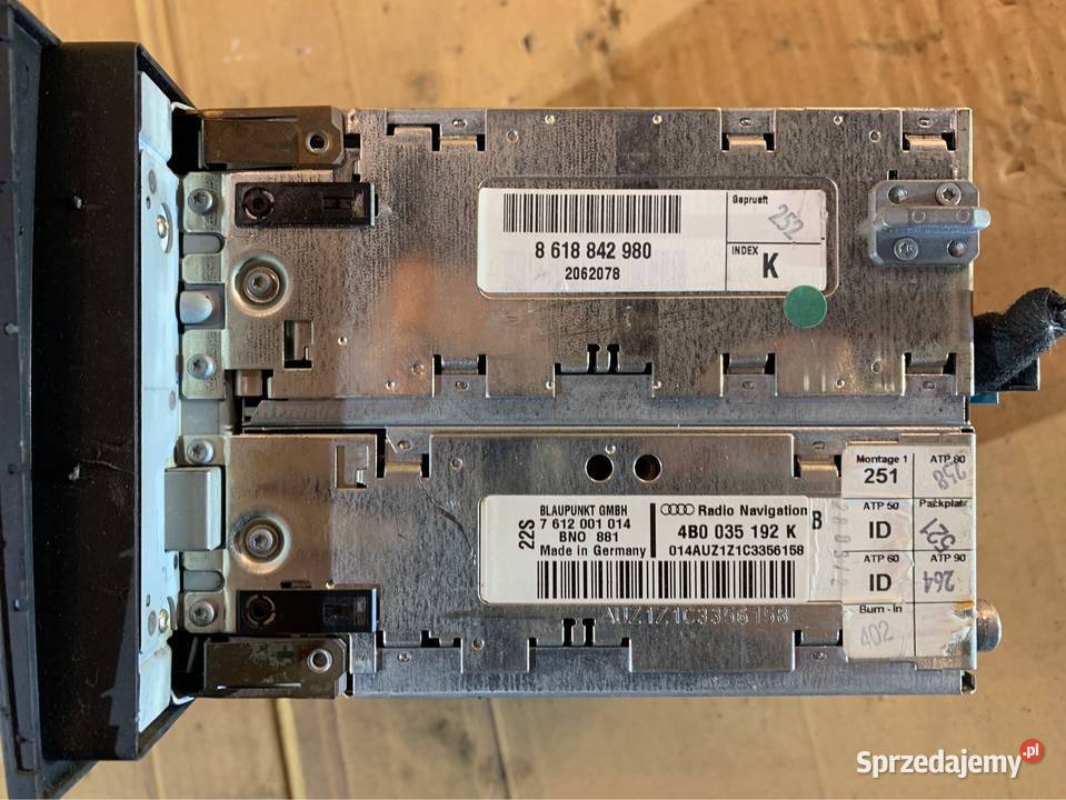 Radio fabryczne audi a6 c5 4B0 035 192 Szczecin