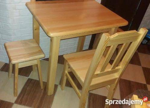 NOWY masywny stół 120x80x75 drewniany do kuchni Sosnowiec