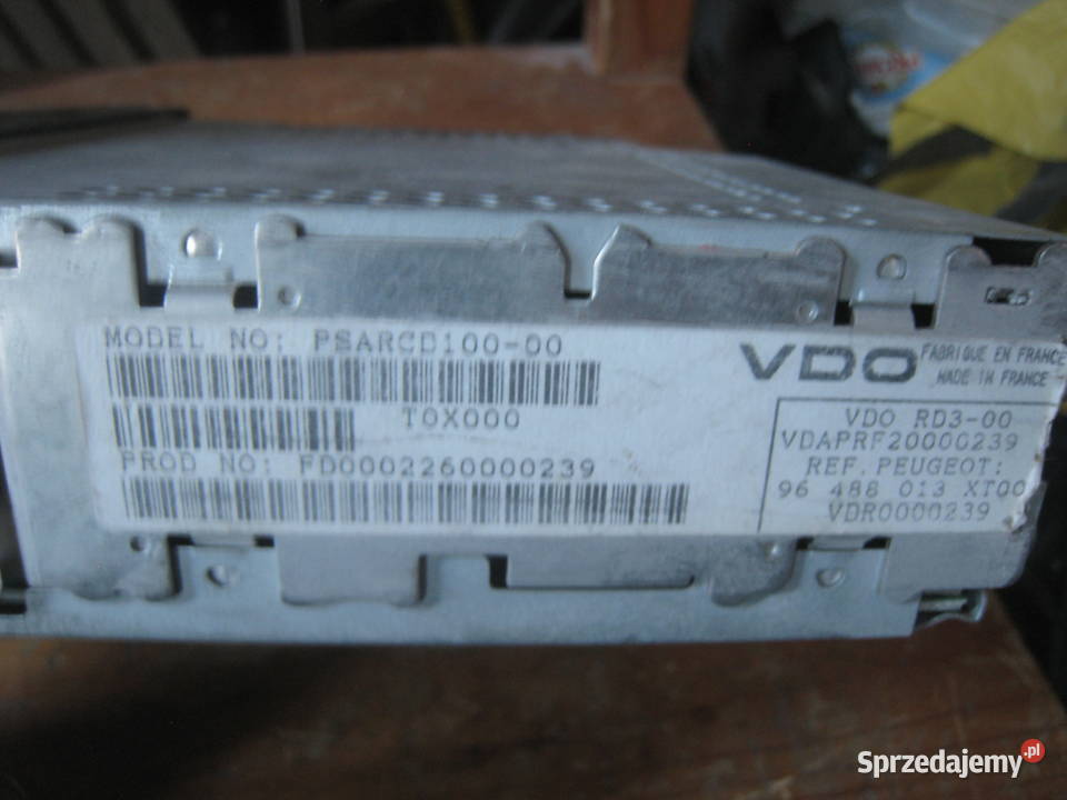 Radio oryginalne Citroen Peugeot VDO 206 307 407 Kraków