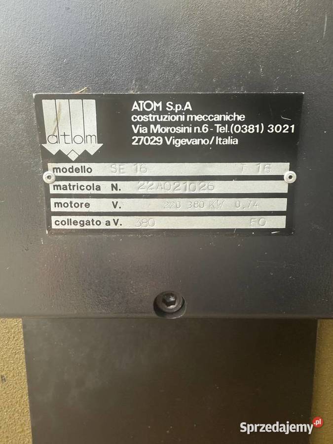 Wycinarka ATOM SE16 mini prasa hydrauliczna