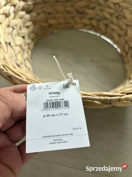 Osłona wiklinowa do choinki wielkopolskie sprzedam