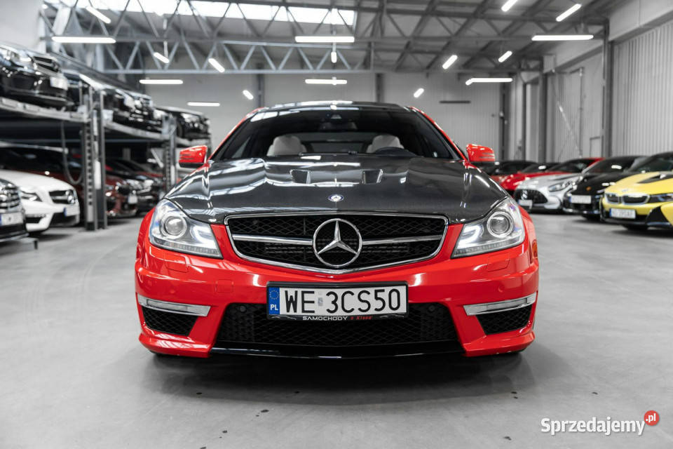 Mercedes C 63 AMG Coupe Performance 487 Japonia tempomat małopolskie