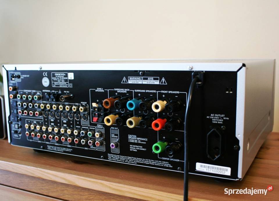 mocny amplituner Onkyo Tx Sr 603 wzmacniacz 140