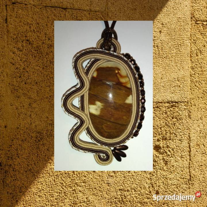WISIOREK Z JASPISEM KAWOWYM SUTASZ sprzedam