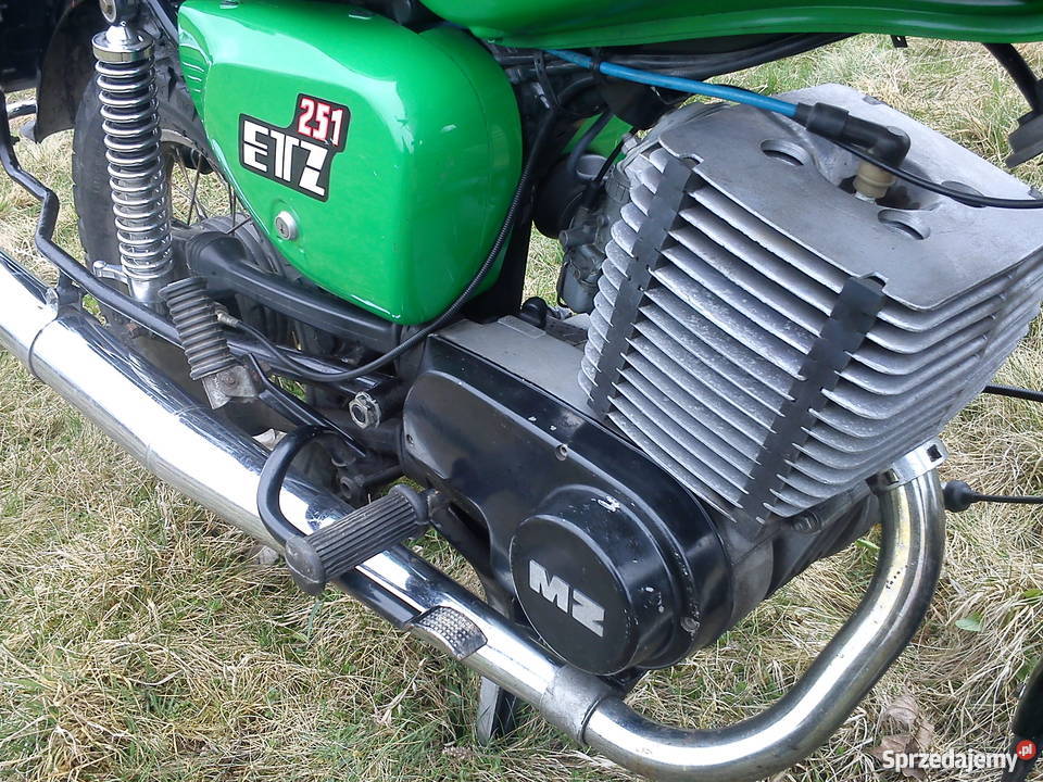 MZ ETZ 251stan kolekcjonerskiOryginalne 11 dolnośląskie Lubomierz