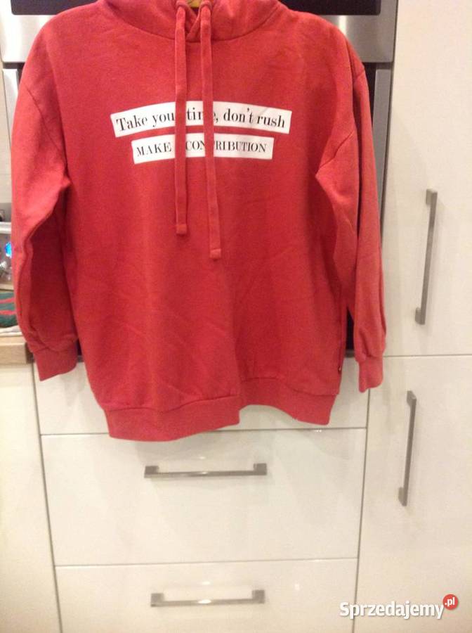 Bluza z Kapturem Czerwona Damska BIG STAR S Nowa Sól