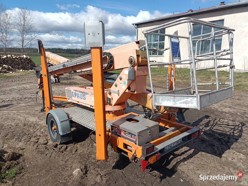 PODNOŚNIK KOSZOWY PAUS GT21A Rok produkcji 1995 Juchowo sprzedam