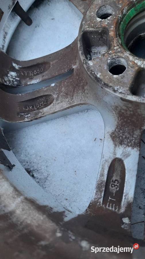 Alufelgi 15 vw golf 4 komplet 4sztuki 5x100 Zalasewo