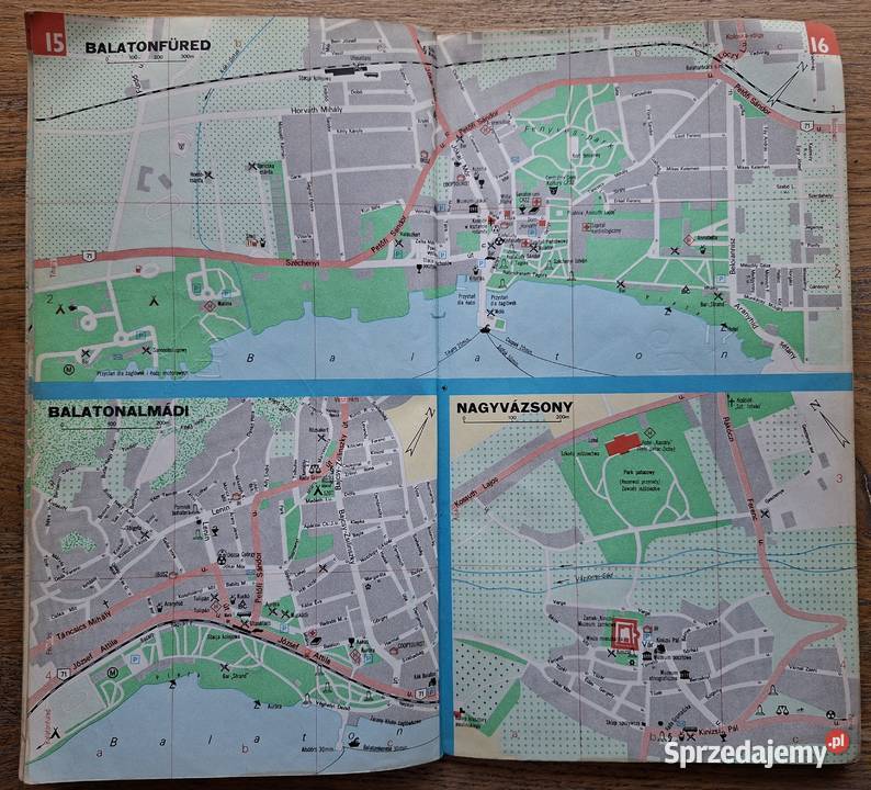Balaton i Węgry zachodnie przewodnik i atlas Kraków