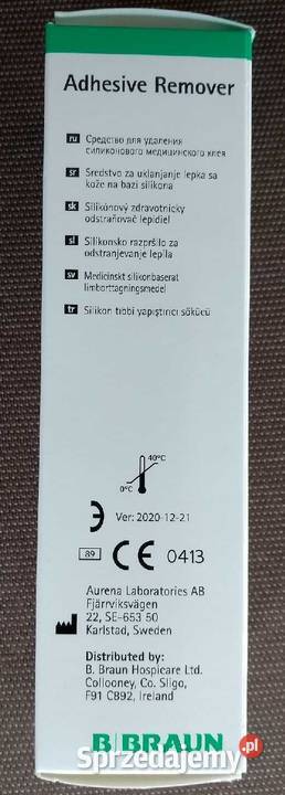 Adhesive Remover B Braun Spray do usuwania kleju łódzkie Łódź