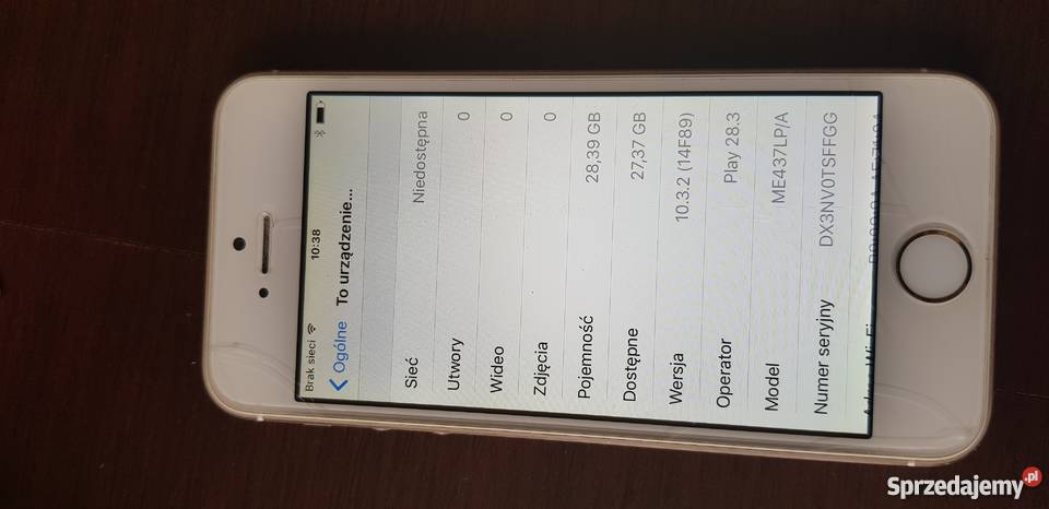 Iphone 5s 32gb złoty Wi-Fi