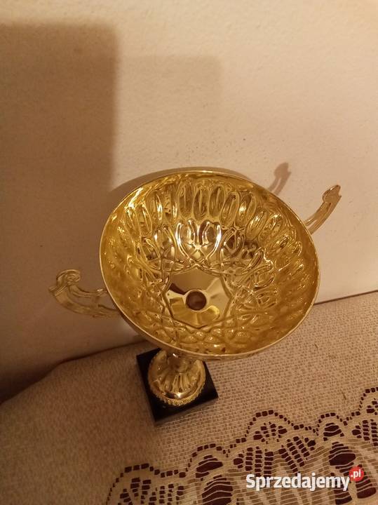 Złoty puchar z podstawką Warszawa sprzedam