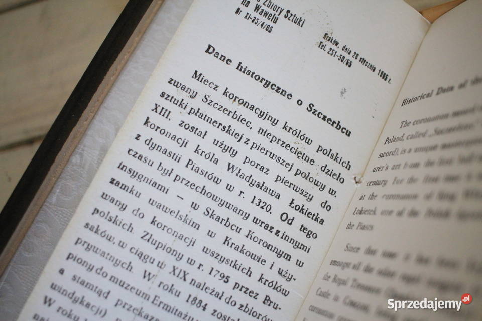 Szczerbiec pamiątkowy okres PRL Pozostałe Pszczyna