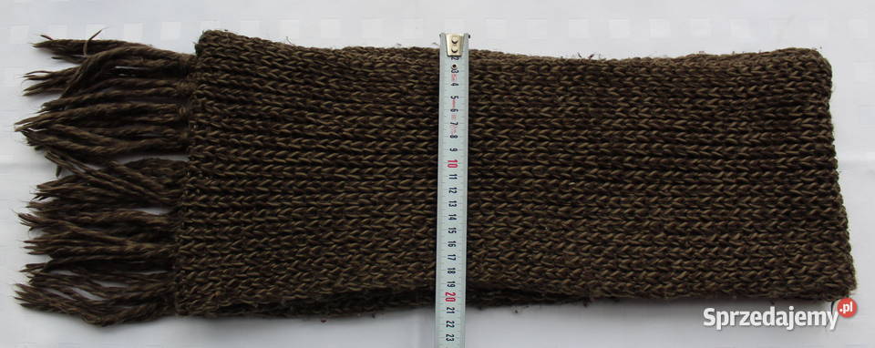 2m Szalik Wełniany HM Divided Orzech Włoski Bielsko-Biała