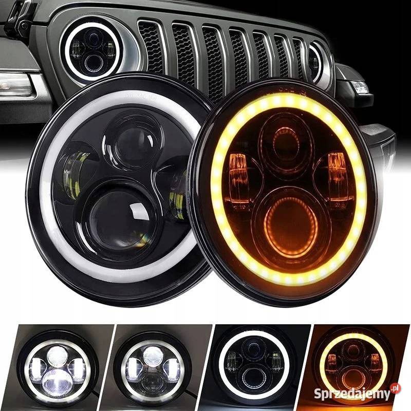 7 REFLEKTOR LAMPA LED PRZEDNIA MOTOCYKL ring Myszyniec