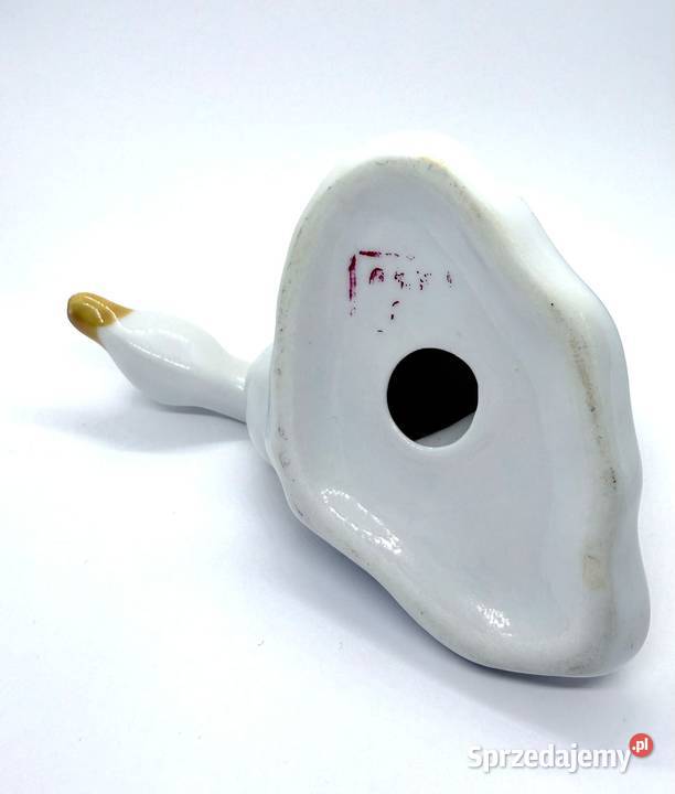 Figurka porcelanowa kaczka gęś vintage Rumunia Kraków