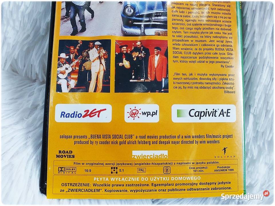 Buena Vista Social Club Film DVD Tradycyjna DVD Żary