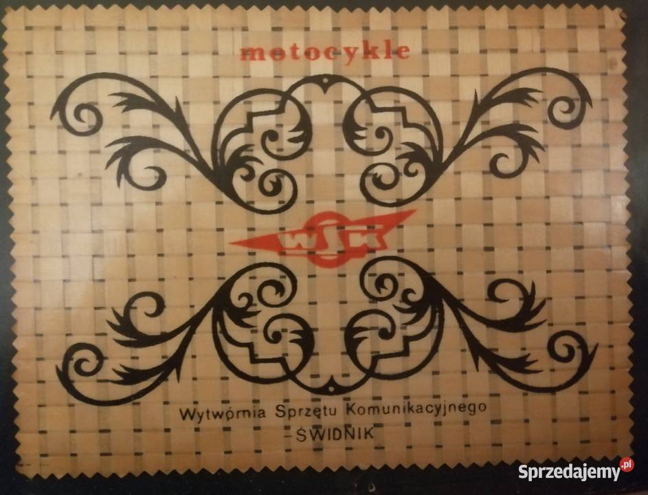 Motocykle WSK Świdnik podkładka na stół PRL