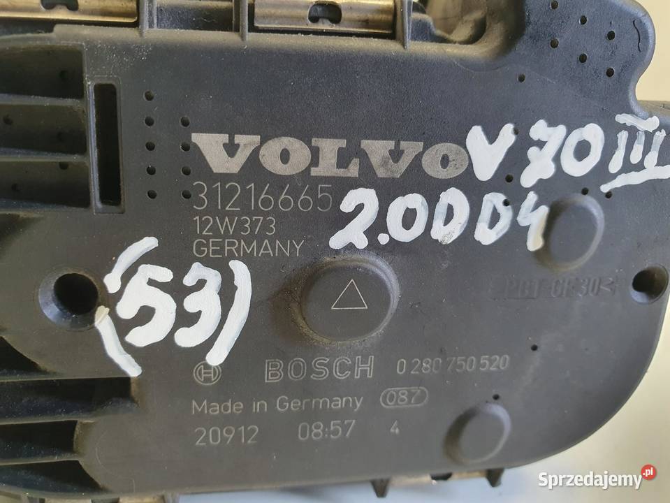 PRZEPUSTNICA Volvo S60 II V60 V70 III 20 D D3 Chełm