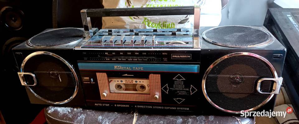 Radiomagnetofon palladium unikat