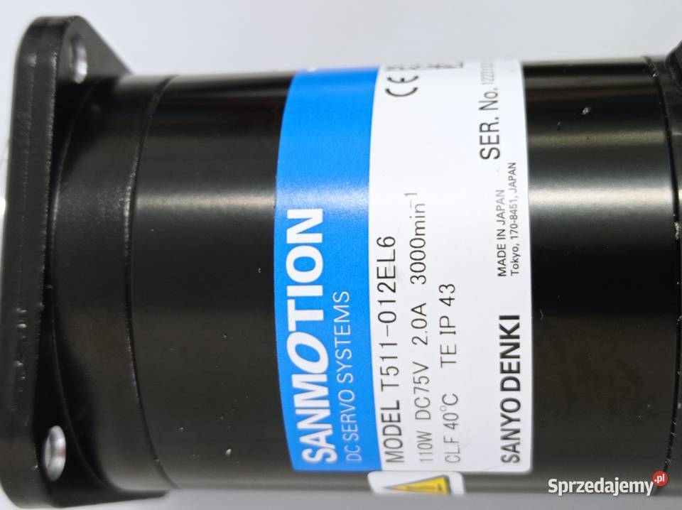 Silnik serwo DC SANMOTION T T511012EL6 Piaseczno