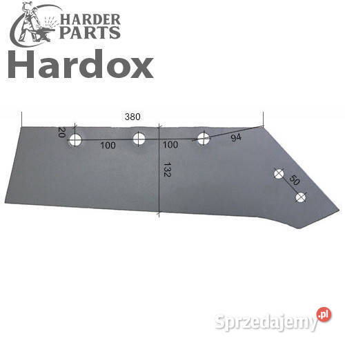 Lemiesz 14 HARDOX 601301P części do pługa VOGEL Suwałki