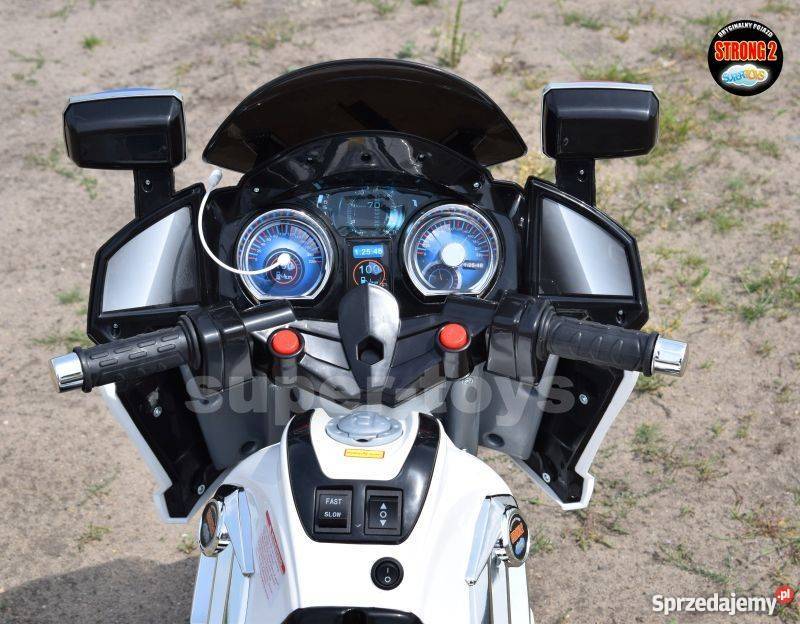 MEGA WIELKI MOTOR POLICYJNY HERO Z DŹWIĘKAMI Toruń