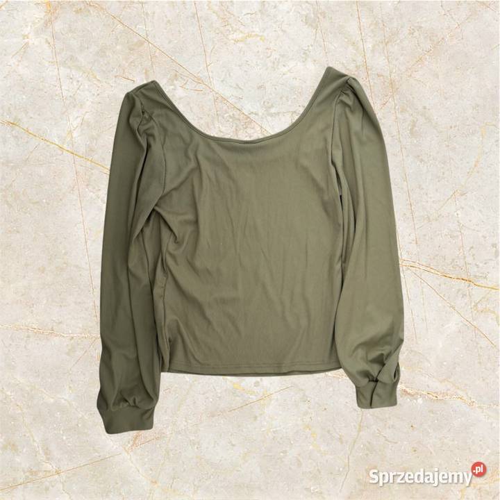 Top prążkowany khaki Shein L Kielce sprzedam