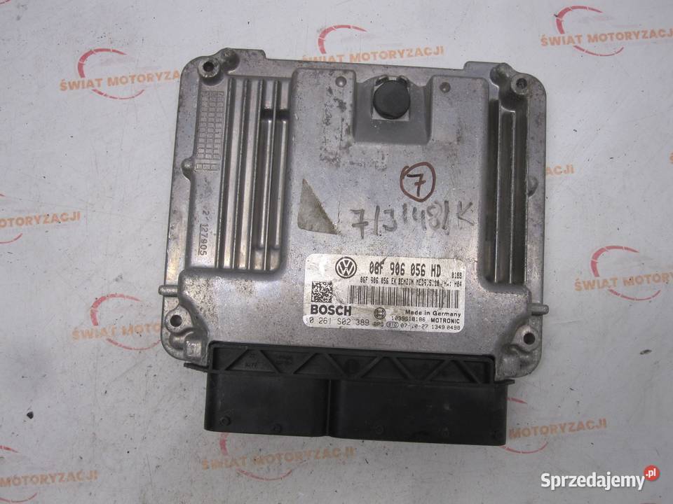 VW EOS 08r komputer silnika 06F906056HD osobowe Komputery Kielce