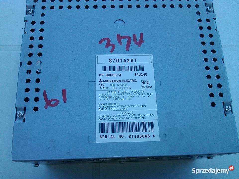 RADIOODTWARZACZ MITSBUSHI Warszawa