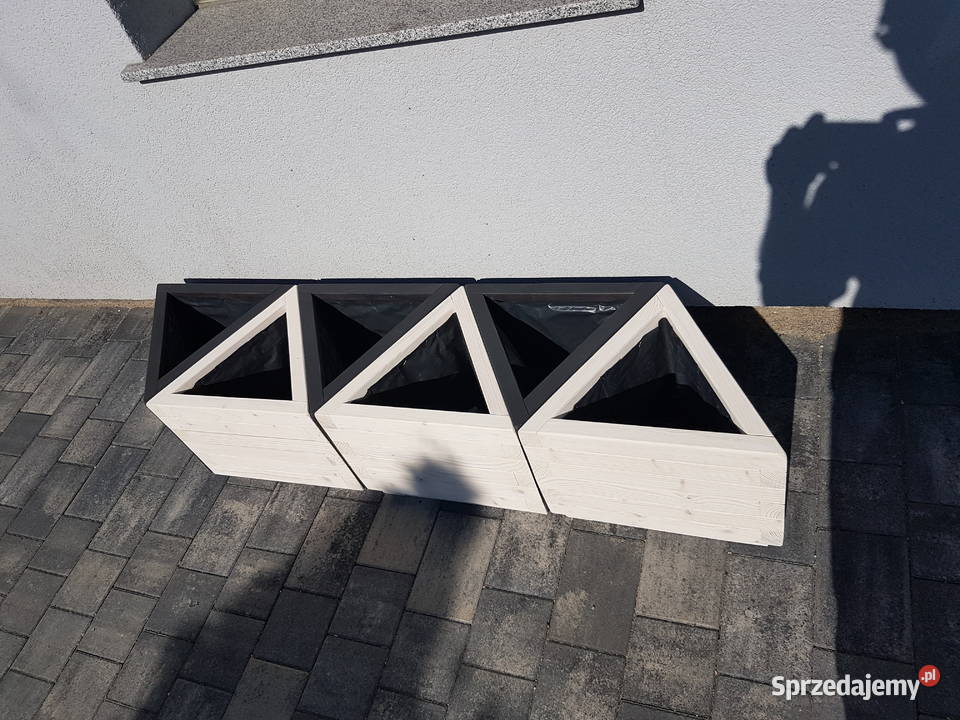 Donica Ogrodowa trójkątna drewniana NOWOŚĆ Warszawa