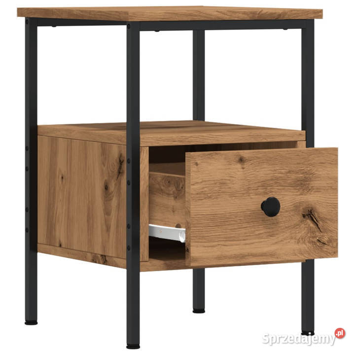 Szafka nocna dąb artisan 34x36x50 materiał
