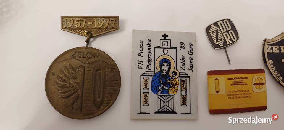 Zelów FANAR pamiątki medal Warszawa