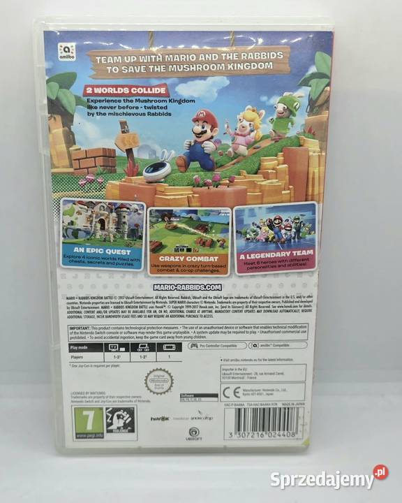 Gra Mario Rabbids Kingdom Battle Nintendo Switch Elbląg