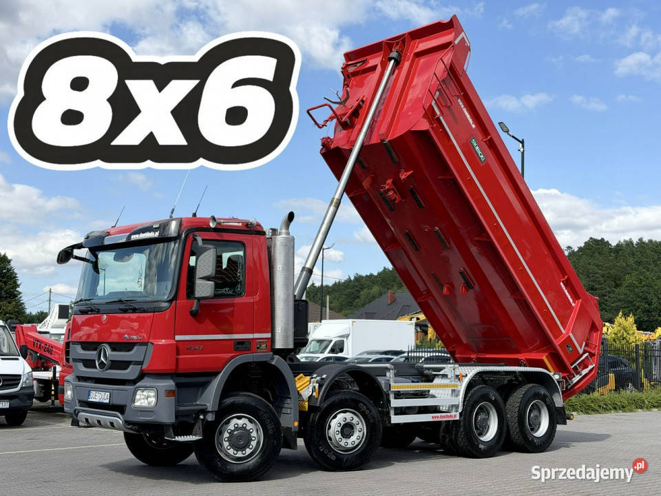 Mercedes Actros 4141 8x6 Wywrot SKIBICKI Automat tachograf świętokrzyskie