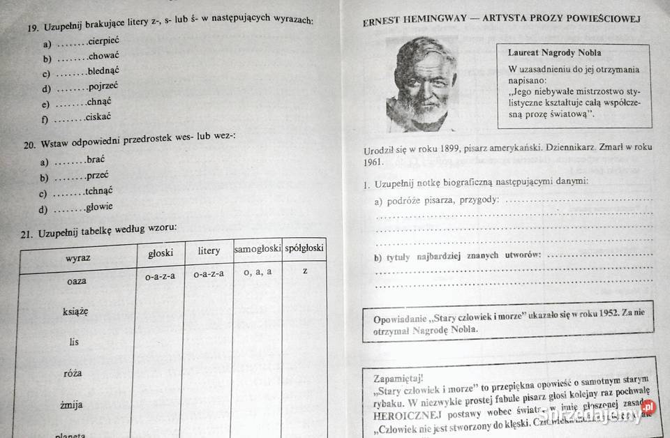 Język polski Zeszyt ćwiczeń kl 8 cz 2 Elżbieta miękka Chełm sprzedam
