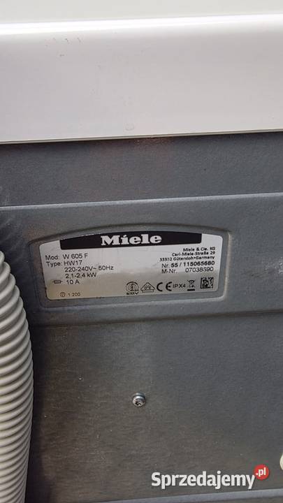 Pralka Miele W 605 F ładowana góry 55 1200 Wrocław