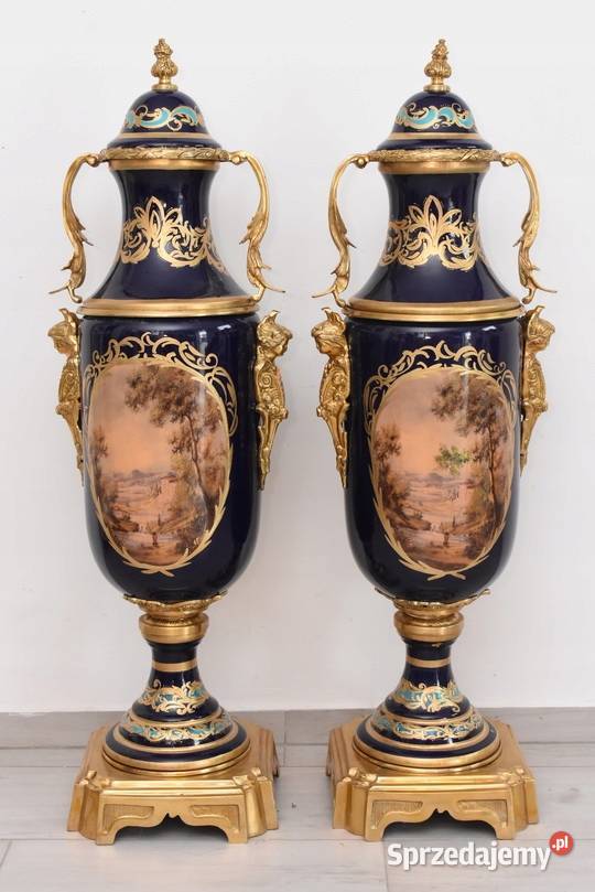 Francuski Zestaw Porcelanowy Wazy Amfora Amfory sprzedam