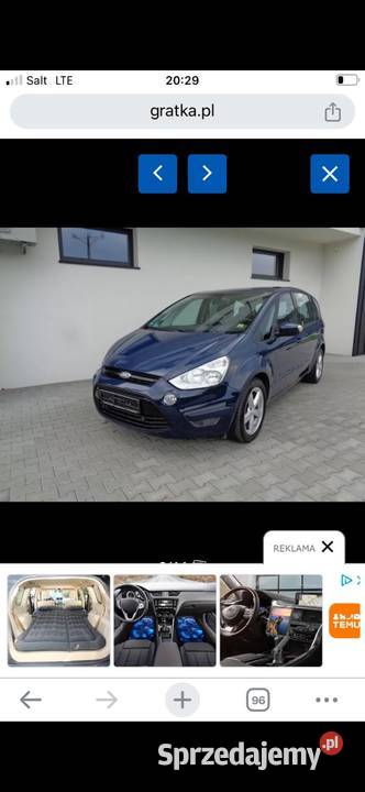 Ford s 20 tdci 2010 224000 diesel Brzesko