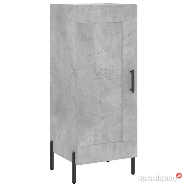Wysoka szafka szarość betonu 345x34x180 mazowieckie Warszawa