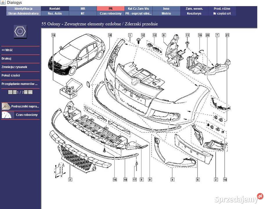 Zaślepka w zderzak megane 3 III gt Jarosław