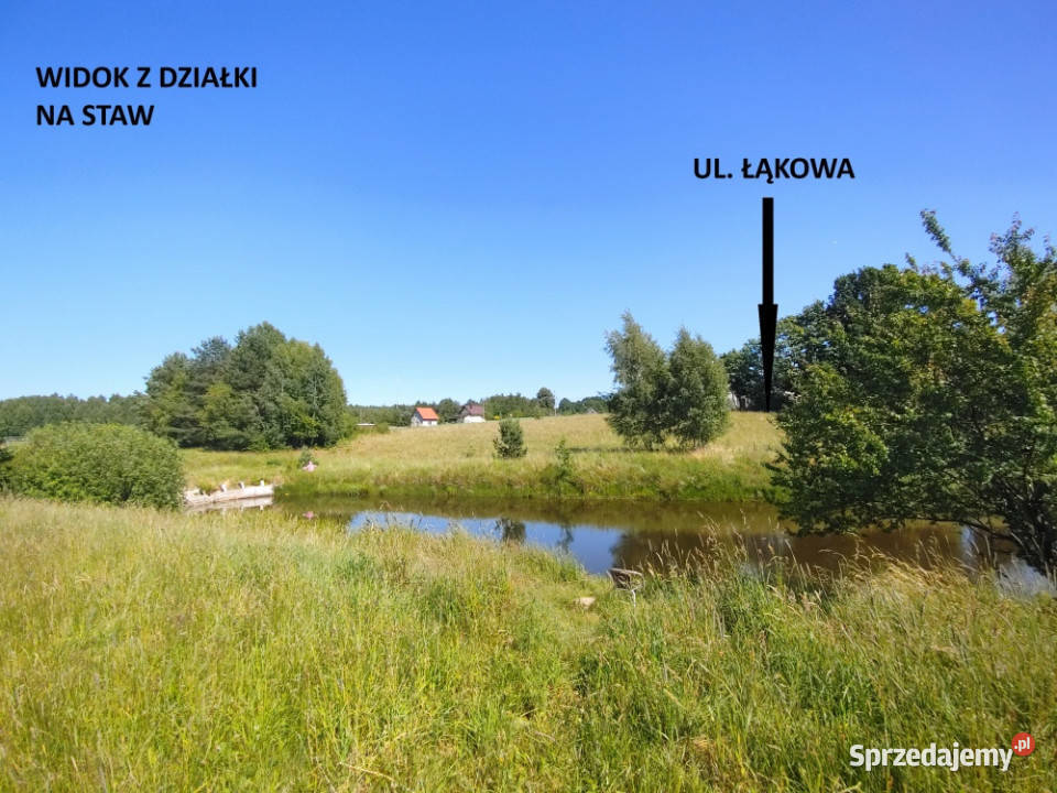Przepiękna słoneczna działka w Pomlewie na Pomlewo sprzedam