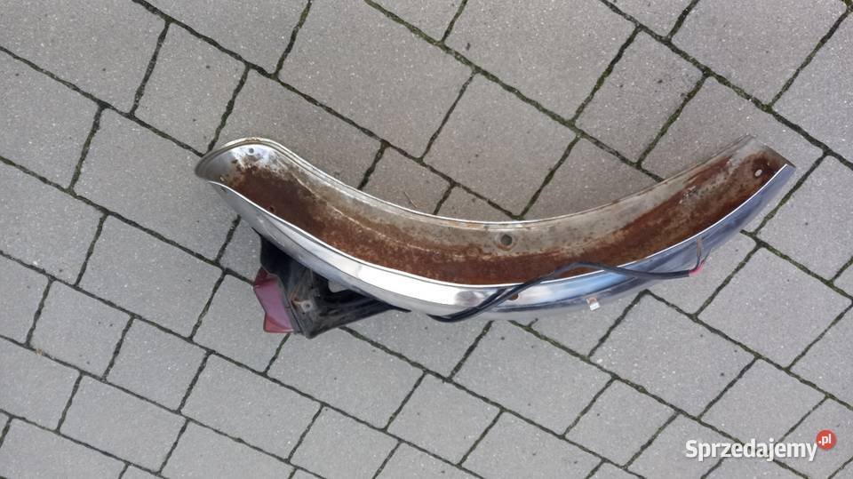 Błotnik tył chrom Jawa 350 Delux tęczówka lampa Siemiatycze